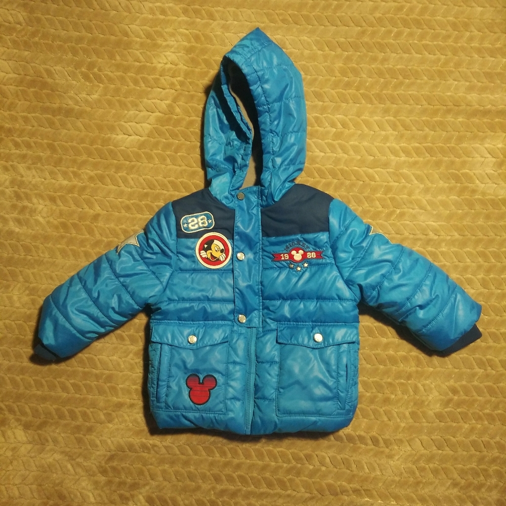 DISNEY STORE MICKEY MOUSE BLUE JACKET BOY'S Size 2